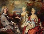 Nicolas de Largilliere Self-Portrait with Family USA oil painting artist